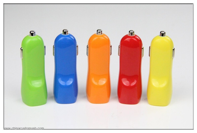 carregador de carro Colorido fábrica preço sem fio usb com 2 portas 6