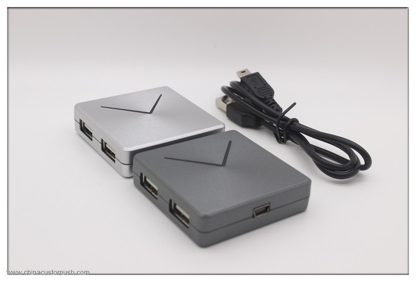 HUB USB combinação cartão reader driver Metal banco de Estiramento USB HUB 5