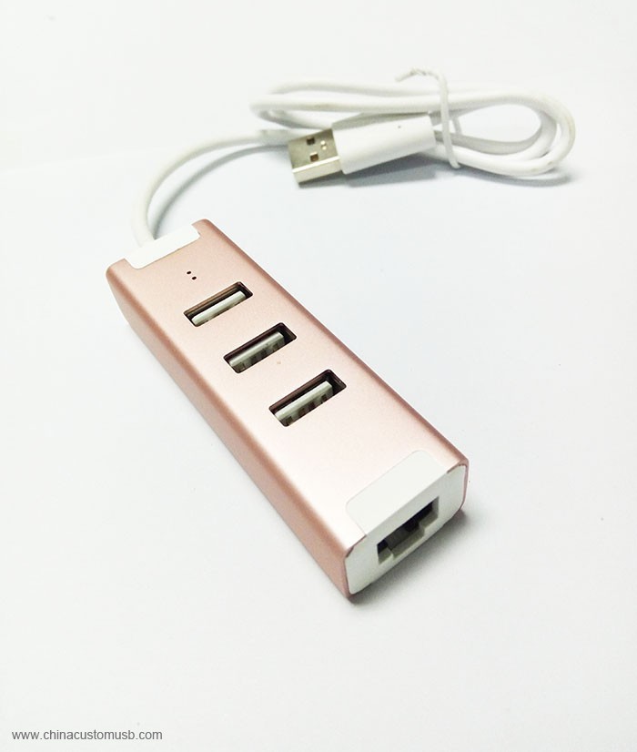 3 usb portu multifunkční lan adaptér ethernet hub 2