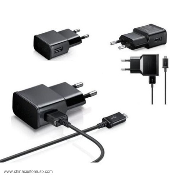 EU Plug Adaptador de Carregador de Parede Viagem 2