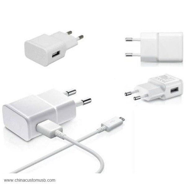 EU Plug Adaptador de Carregador de Parede Viagem 3
