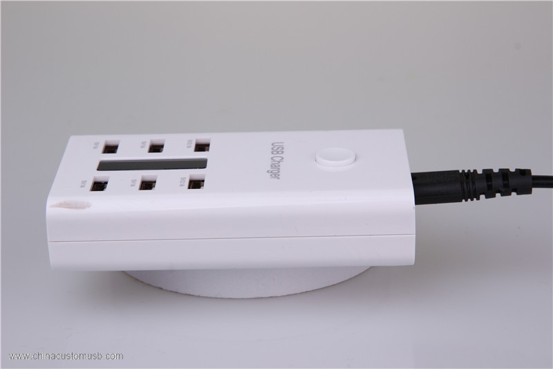 snabbladdning adapter Intelligent Laddning IC multi-function usb laddare 6 portar 3