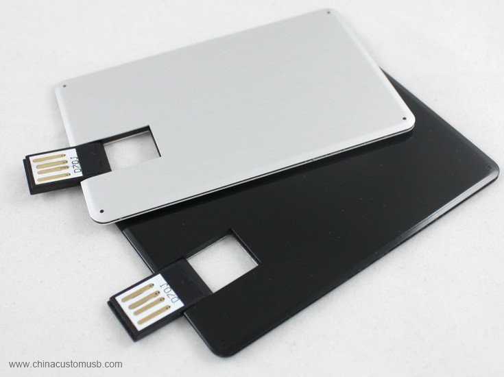 Aluminium Card USB Flash Disk 2