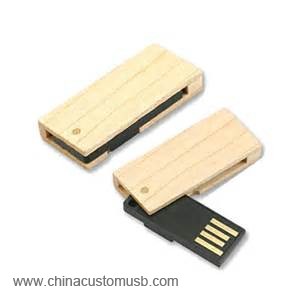 Password Protection Customized Wood USB Flash Disk