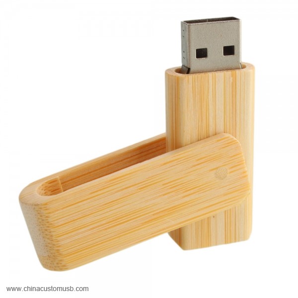 fából készült forgatható usb hajt