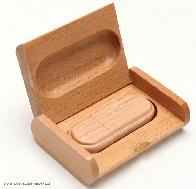 USB Flash Drive made of Wooden