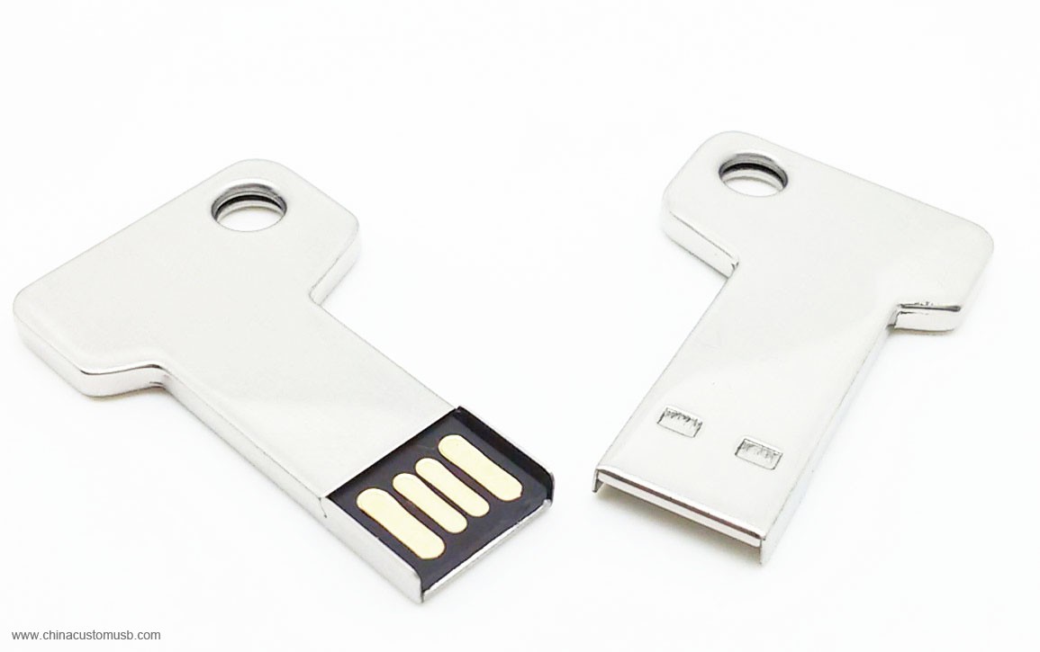 Mini Metal Klucz Kształt USB 2