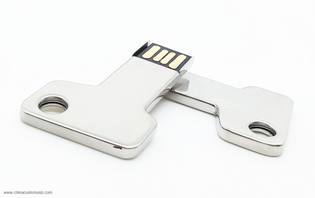 Mini Metall Nyckel Form USB 4