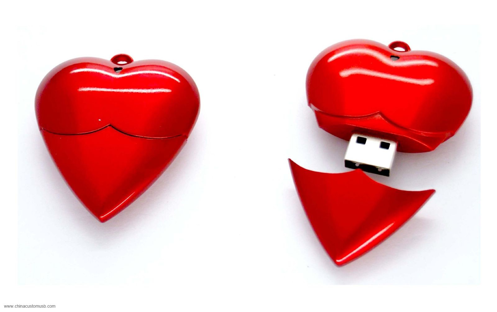  القلب شكل قرص فلاش USB 3 