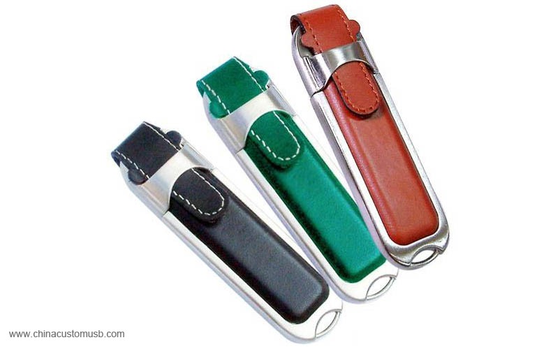 Läder USB Disk 3