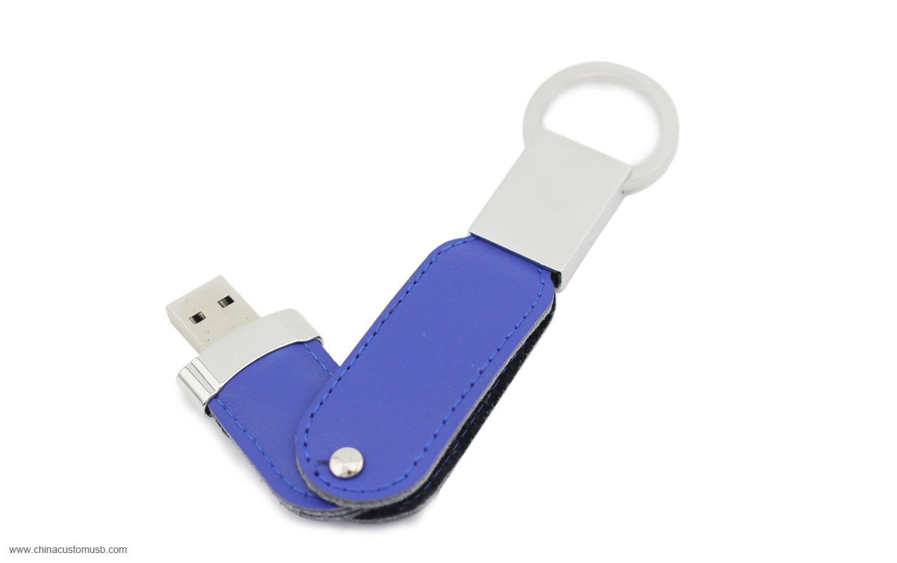 Rotated Leather USB Flash Disk 2
