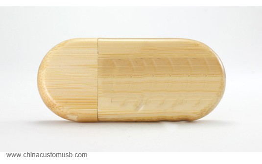 Chaveiro USB Flash Drive de madeira 4