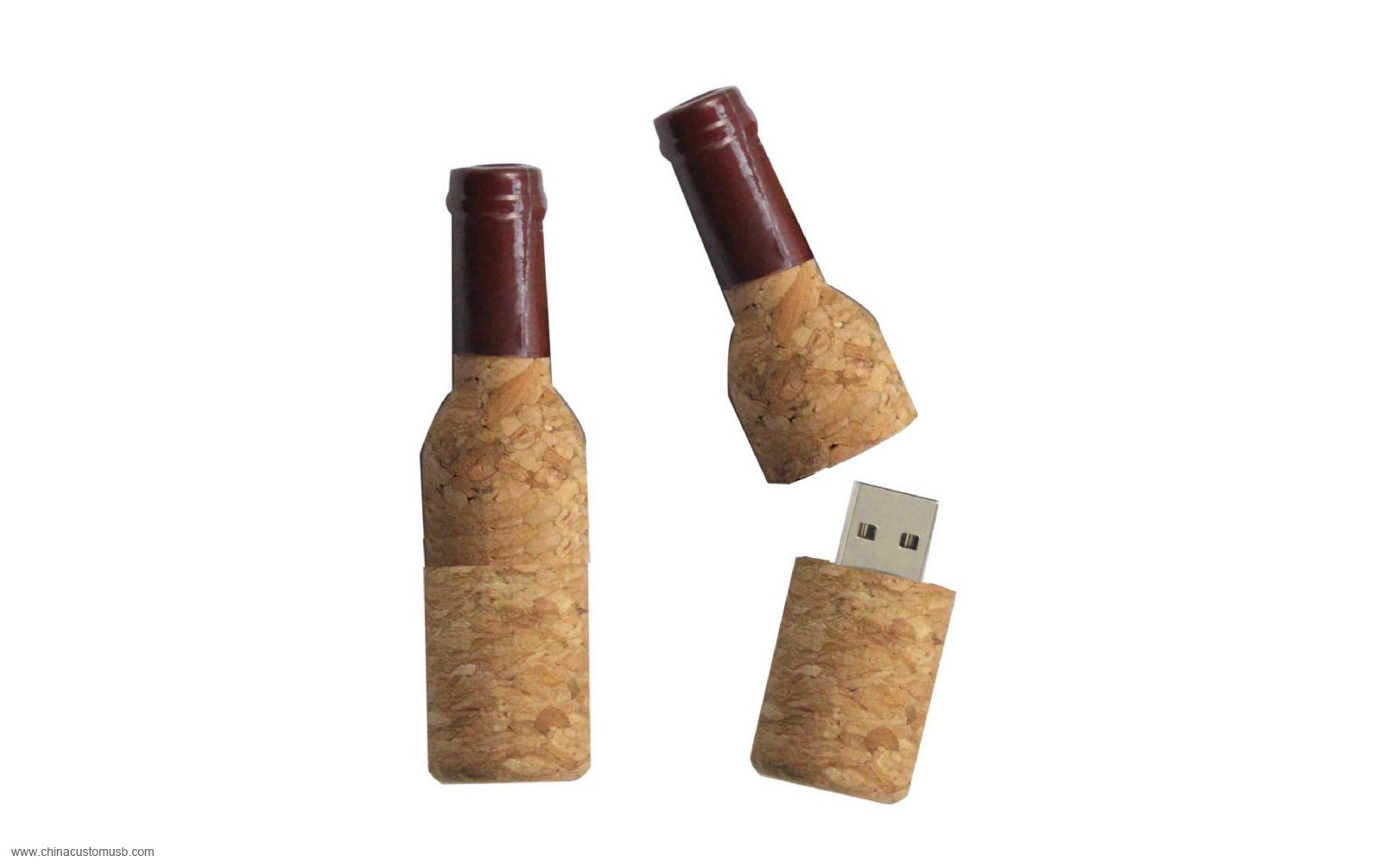 Φελλού φιάλη σχήμα USB Stick 2