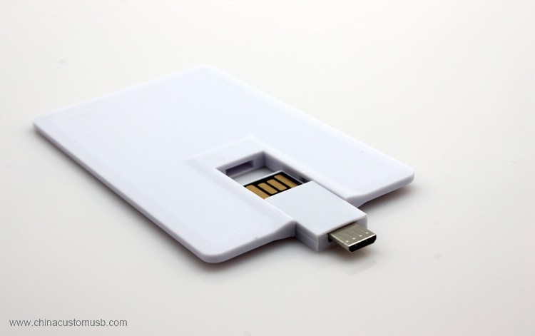 tarjeta de Crédito OTG USB Flash Drive para teléfono android 3