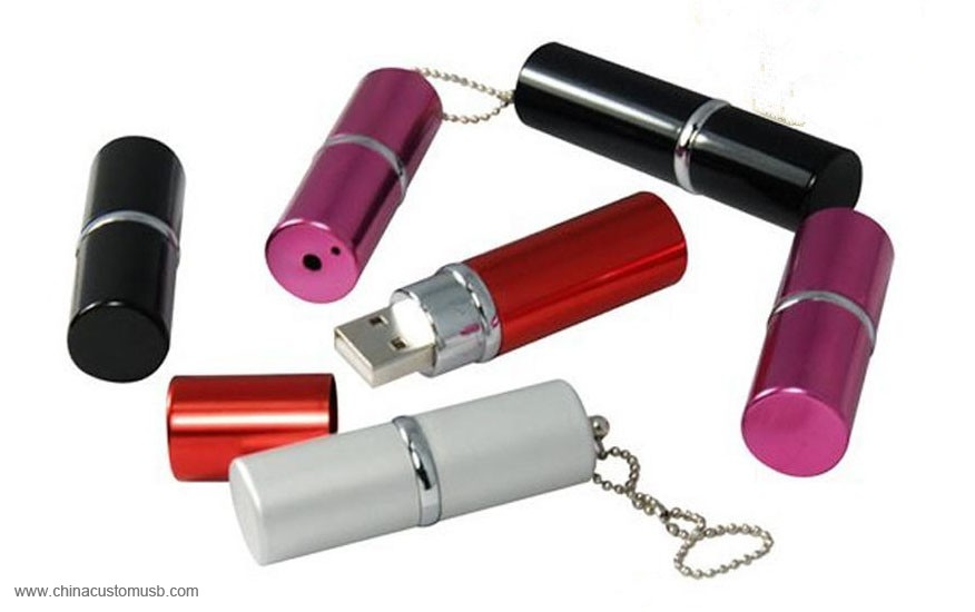 Metal Lipstick USB Flash Drive 2