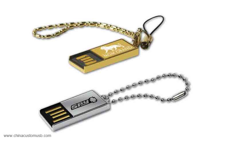 Semplice Metallo USB Flash Disk 2