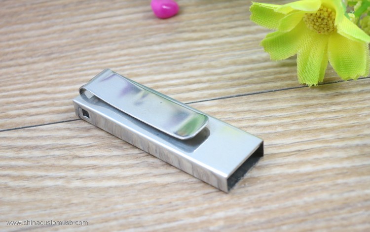 Inoxidable Clip USB flash drive 3