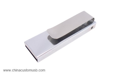 Aço Inoxidável Clip USB flash drive 4