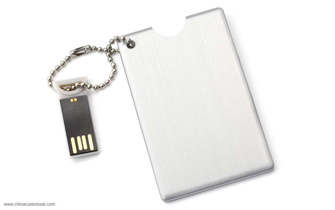 Metalik Cluster Kartu USB Flash Disk 4