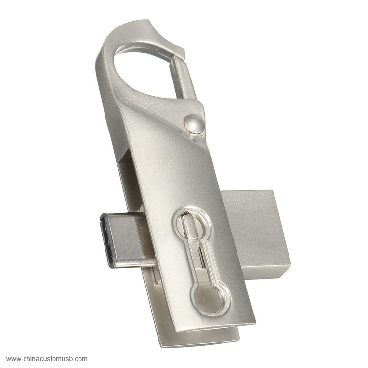 Μετάλλων Carabiner OTG USB Flash Disk 2