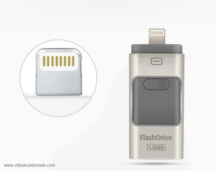 3 en 1 Micro USB Flash Drive HD U-Disco Interfaz para PC Android IOS 8