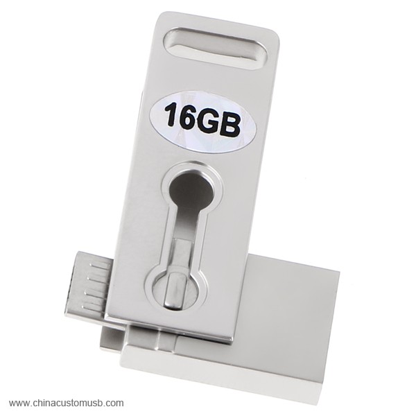 المعدن هوك فلاش USB محرك أقراص للروبوت الهاتف 6