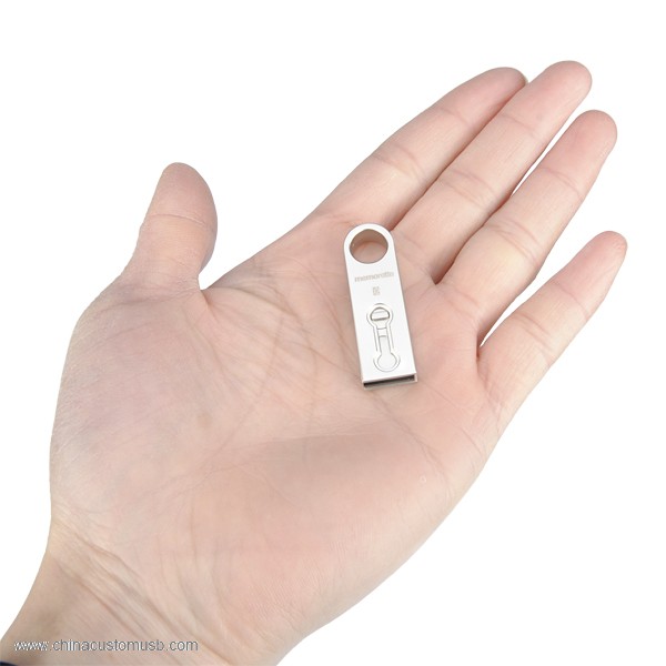 Metallo OTG USB Flash Drive con Moschettone 5