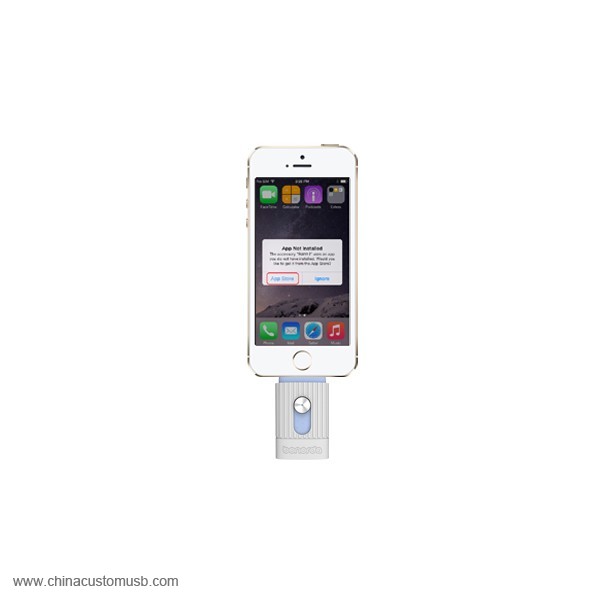 USB2.0 Flash Drive Dengan Petir 8 Pin USB Flash Drive Lkm Bersertifikat U Disk Untuk iPhone iPad 2