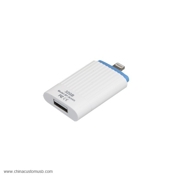 USB2.0 Flash Drive, Villám 8 Pin USB Flash Meghajtó Mpi Tanúsított U Lemez Az iPhone iPad 3