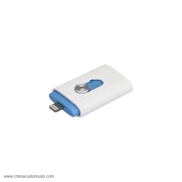 USB 2.0 Flash Drive s bleskem 8 Pin USB Flash Drive MFi certifikovaný U Disk pro iPhone iPad 4