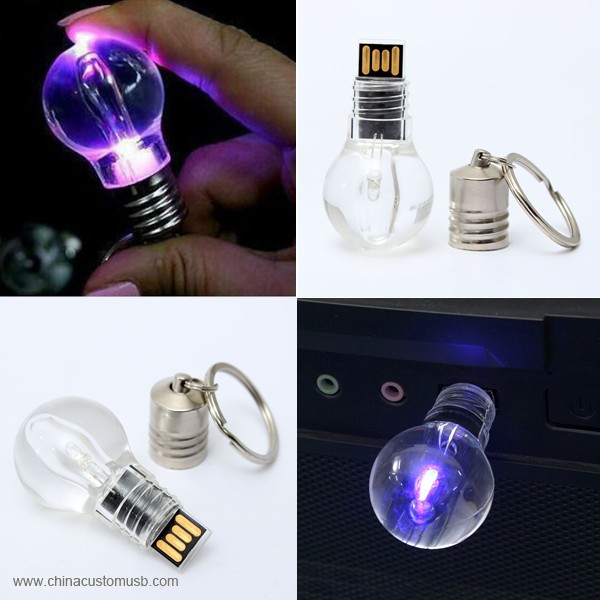 lâmpada forma usb pen drive 2gb 4gb 8gb 3