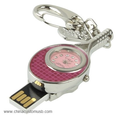  سلسلة المفاتيح الماس والمجوهرات يشاهد USB قرص فلاش 3 
