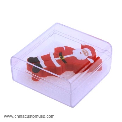 Rubber Christmas USB Drive 5