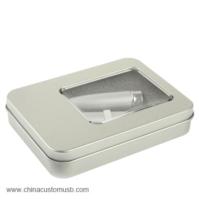 3 en 1 Láser Pluma Estilo USB Flash Drive metal box