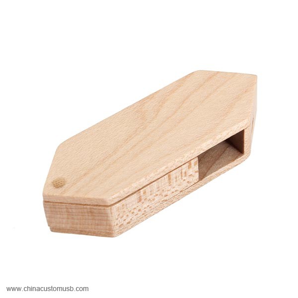 Wooden Rotated USB Disk 5