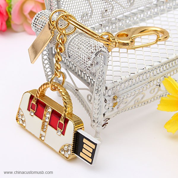 Keychain Perhiasan tas USB drive 2