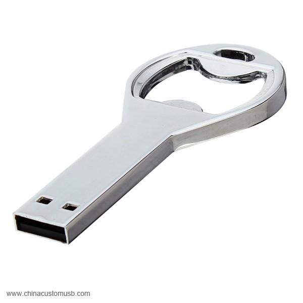 Metall Nyckel USB med Flasköppnare 2