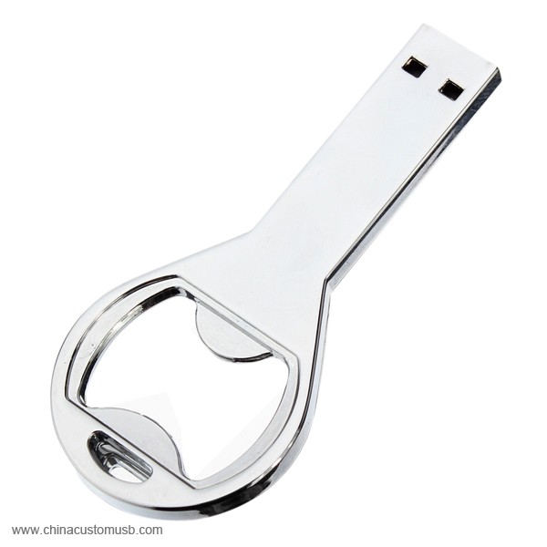 Metallo Chiave USB con Apribottiglie 3