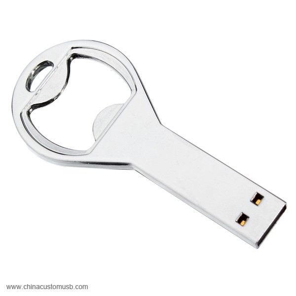 Metal Chave USB com Abridor de Garrafa 4