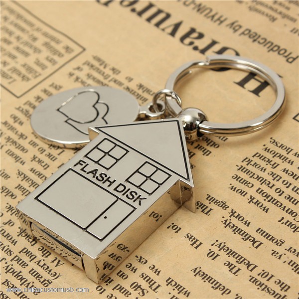 Metal House USB Flash Drive 2