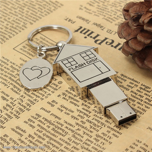 Μεταλλικό Σπίτι USB Flash Drive 2