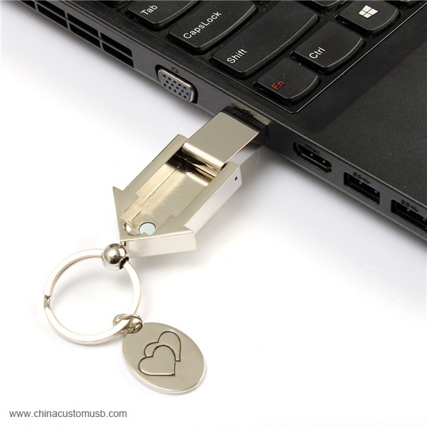 Металу Будинок USB Flash Drive 4