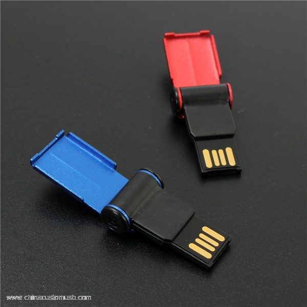 Mini Metallo Causa Cilindro Flash Drive 4