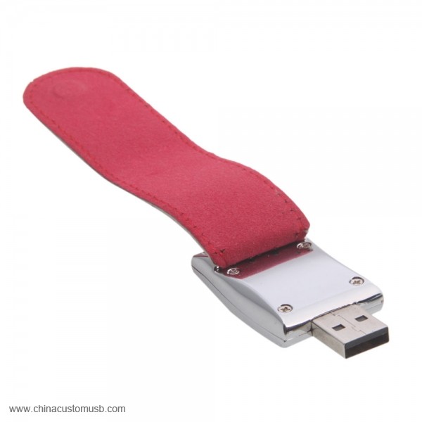 محرك أقراص محمول USB صغير الجلود 2