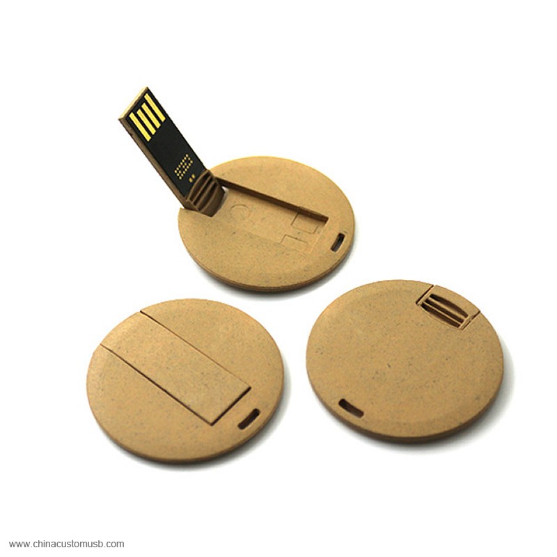 polegar do Reciclado papel cartão USB drives 4gb 8gb 16gb 3