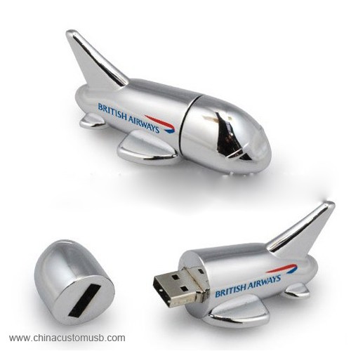Metal Airplane USB Drive 2