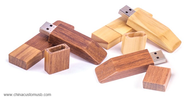 in Legno usb flash Disk 2