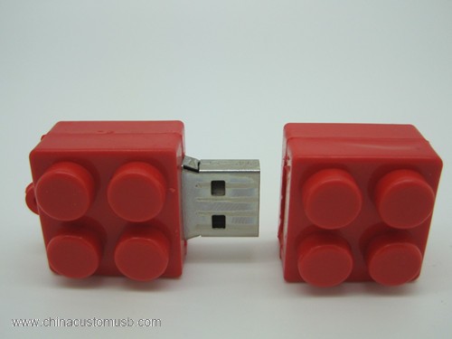 lego de plastic usb flash disk 3