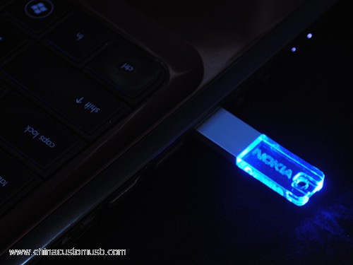 Colorido Cristal USB Disco 6