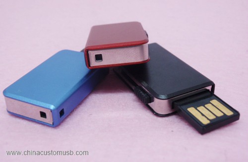 Metal Schieben USB Flash Drive 3